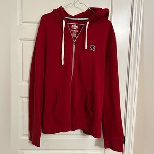Men’s Red Express Lion Zip-up Hoodie. Size XL. Perfect condition.